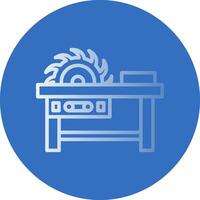 Saw machine Vector Icon Design