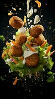 a photo of falafel