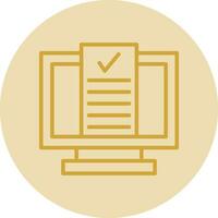 Desktop Computer Vector Icon Design