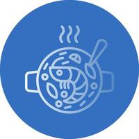 Seafood Paella Vector Icon Design