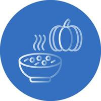 Pumpkin Soup Vector Icon Design