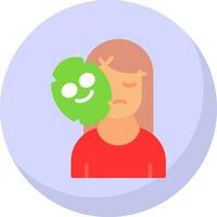 Face Mask Vector Icon Design