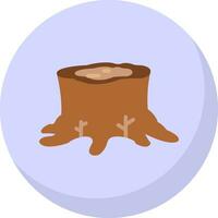 Stump Vector Icon Design