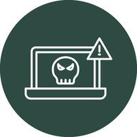 Cyber Attack Vector Icon