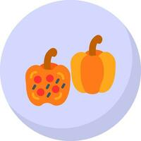 Stuffed Peppers Vector Icon Design