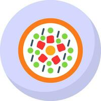 Caesar Pizza Vector Icon Design