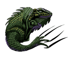 iguana animale logo illustrazione png