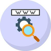 Search Engine Vector Icon Design