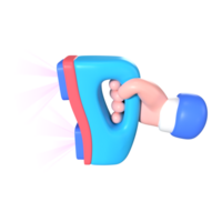 3d scanner 3d illustration ikon png