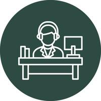 Help Desk Vector Icon