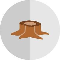 Stump Vector Icon Design