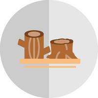 Logs Vector Icon Design