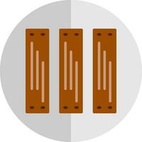 Planks Vector Icon Design