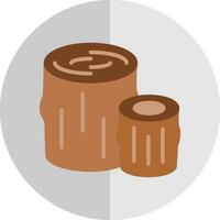 Log Vector Icon Design