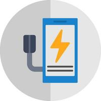 Mobile charging Vector Icon Design