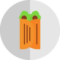 Caesar Wrap Vector Icon Design