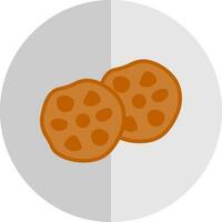 Chocolate Chip Cookies Vector Icon Design