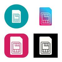 Sim Card Vector Icon