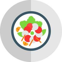 Quinoa Salad Vector Icon Design