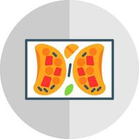 Shrimp Tacos Vector Icon Design