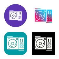 Turntable Vector Icon