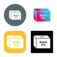 Ballot Box Vector Icon