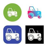 icono de vector de tractor