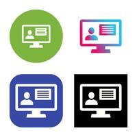 Distance Education Vector Icon