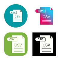 CSV Vector Icon
