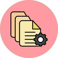 Batch Processing Vector Icon
