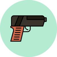 icono de vector de pistola