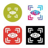 Eye Scan Vector Icon