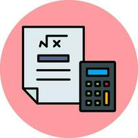 Mathematics Vector Icon