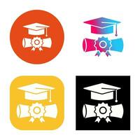 icono de vector de graduación