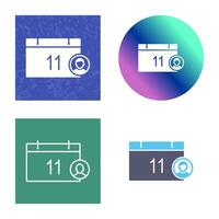 Unique Event Management Vector Icon