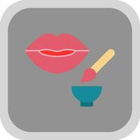 Lip Exfoliator Vector Icon Design