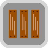 Planks Vector Icon Design