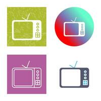 TV Set Vector Icon