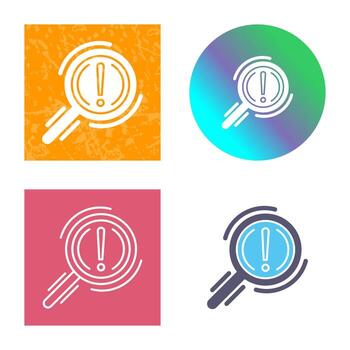 icono de vector de problema