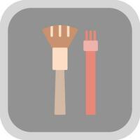 Makeup Brushes Vector Icon Design