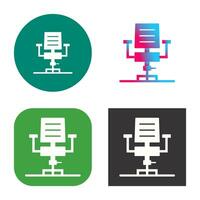 Desk Chair Vector Icon