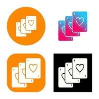 Unique Deck of Cards Vector Icon