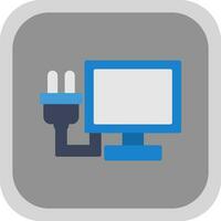 Lcd Plug Vector Icon Design