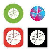 Pie Chart Vector Icon