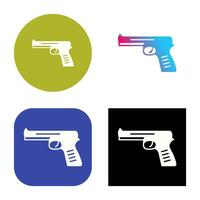 Unique Pistol Vector Icon