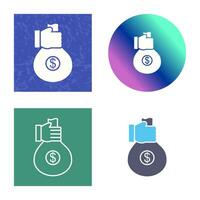 Unique Money Sharing Vector Icon