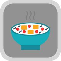 Miso Soup Vector Icon Design