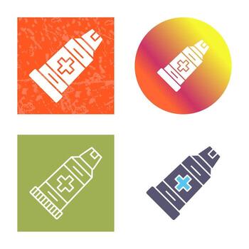 pegar icono vectorial vector