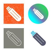 Unique USB Drive Vector Icon