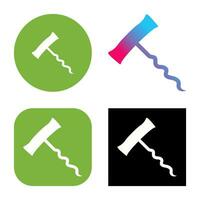 Unique Corkscrew Vector Icon